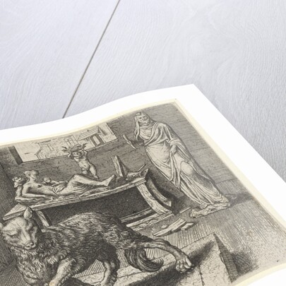 Fable of Wolf and statue by Marcus Gheeraerts I