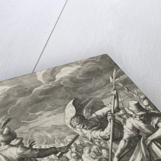 Christ stripped naked by the soldiers by Johann Sadeler I