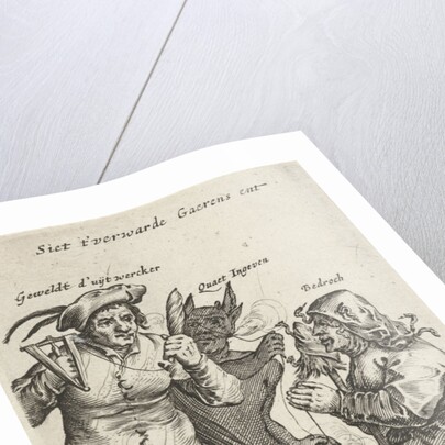 The devil confuses the yarn by Salomon Savery