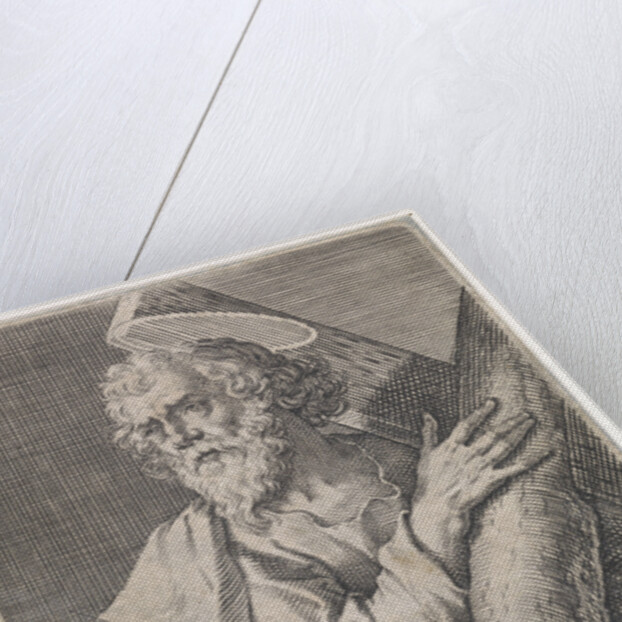 Apostle Andrew by Johann Sadeler I