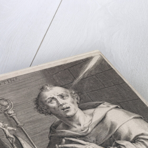 St. Augustine by Johann Sadeler I