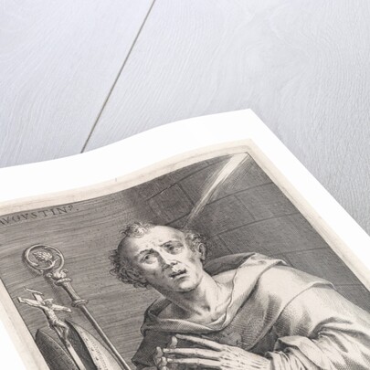 St. Augustine by Johann Sadeler I