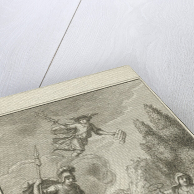 Poetry receives Minerva by Jan Caspar Philips