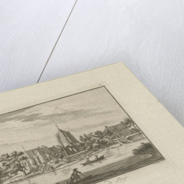 View of Acquoy The Netherlands by Caspar Jacobsz. Philips