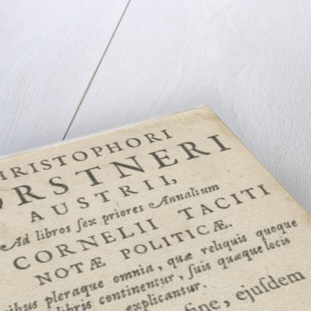 Title page for by C. Cornelii Taciti
