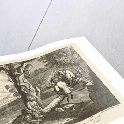 Monkeys on the seesaw and in the tree by Leonard Schenk