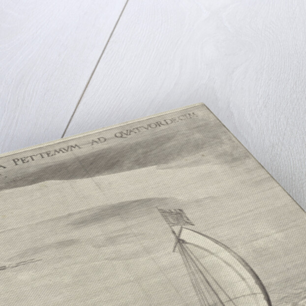 Sailing Chariot of Simon Stevin (right panel) by Anonymous