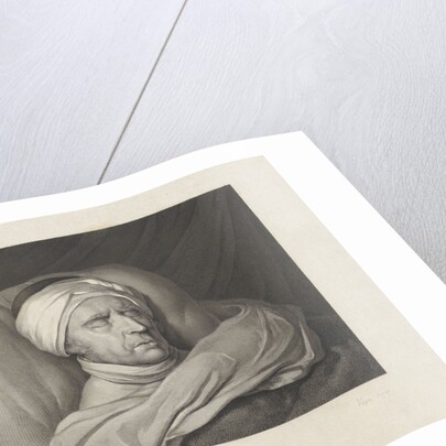Willem Bilderdijk on his deathbed by Philippus Velijn