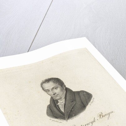 Portrait of Jacob Oosterwijk Bruyn by Johannes Immerzeel