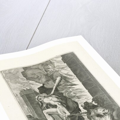 Hercules and Cerberus by Marcus Christoph Sadeler