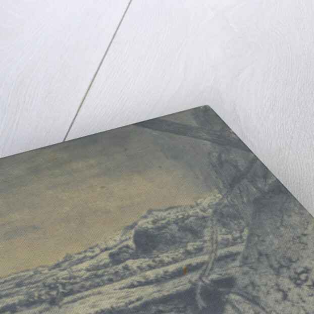 Mountain Valley with Fenced Fields by Hercules Segers