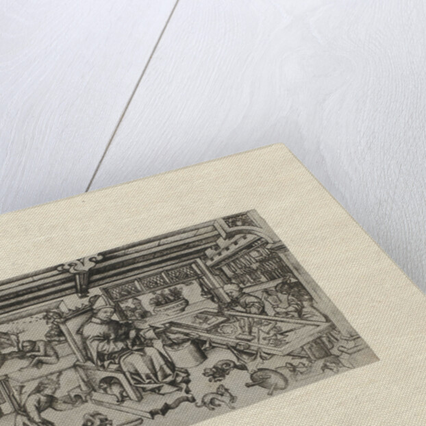 Saint Eligius in his workshop by Master of the Bileam