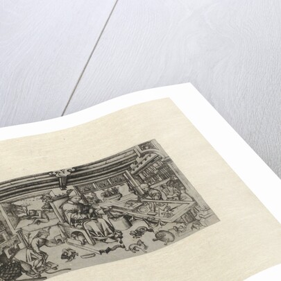 Saint Eligius in his workshop by Master of the Bileam