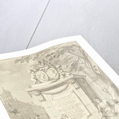 Design for the title page of Vreugdenbedryven en Plegtigheden by Reinier Vinkeles