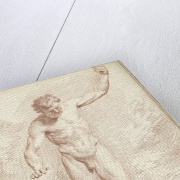 Male nude by Louis Fabritius Dubourg