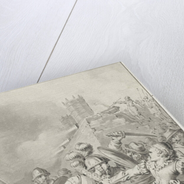 Princess Espinoy injured in the defense of Tournai by Jacobus Buys