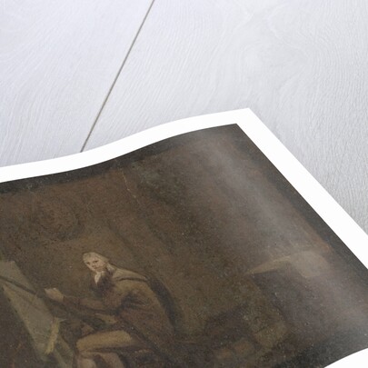 Painter in his studio by Anonymous