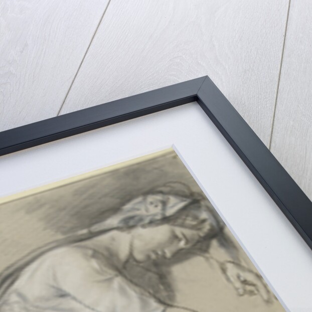 A bent over woman by Jean Grandjean