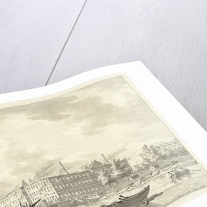 s Lands Zeemagazijn after the fire by Jan Bulthuis
