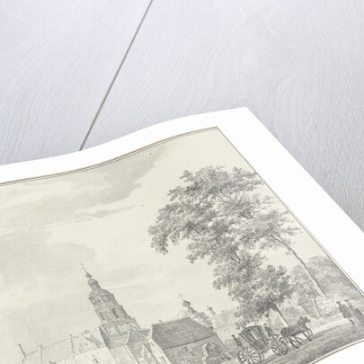 View of one of the city gates of Buren The Netherlands by Pieter Jan van Liender
