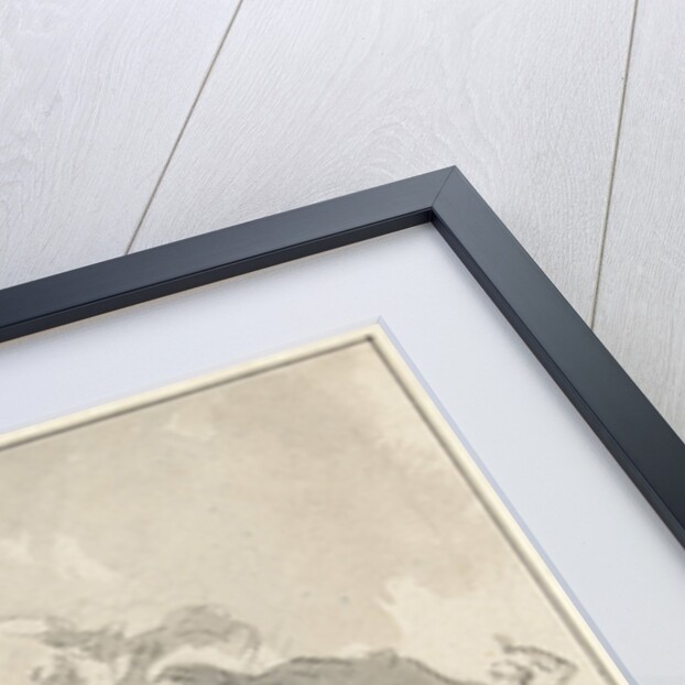 Design for ceiling painting by Jacob de Wit