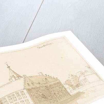 Castle Drakenburg in Baarn The Netherlands by Cornelis Pronk