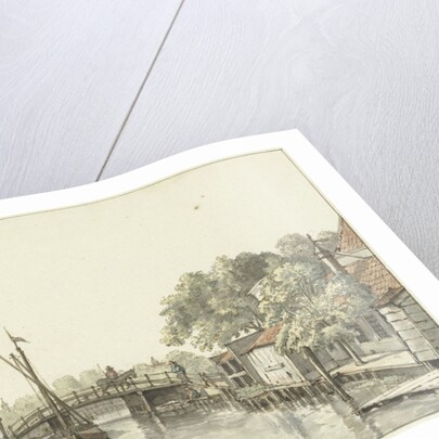 Ringdijk op de Schulpbrug by Gerrit Lamberts