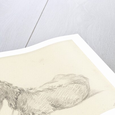 Reclining goat by Jean Bernard