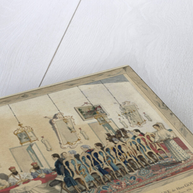 Reception of the envoys of the king of Kandy by Governor Imam Falck by Carel Frederik Reimer