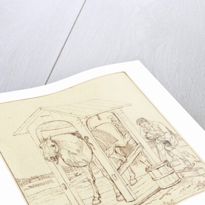 A horse by Johannes Vinkeles