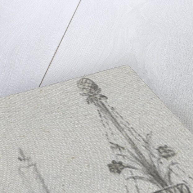 Design for a candlestick by Abraham Meertens