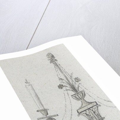 Design for a candlestick by Abraham Meertens