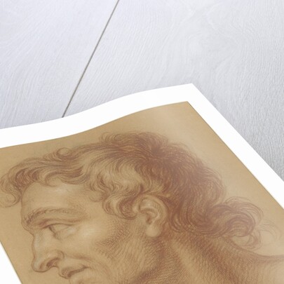 Study of a mans head by Isaac Walraven
