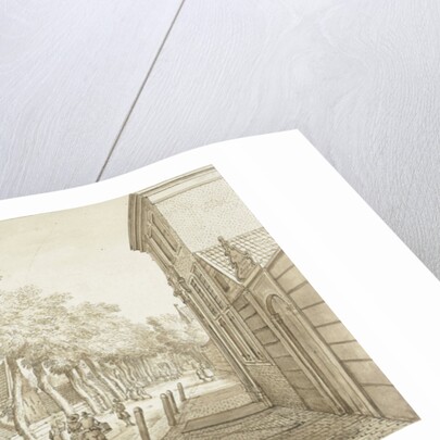 View in Katwijk Binnen The Netherlands by Paulus Constantijn la Fargue