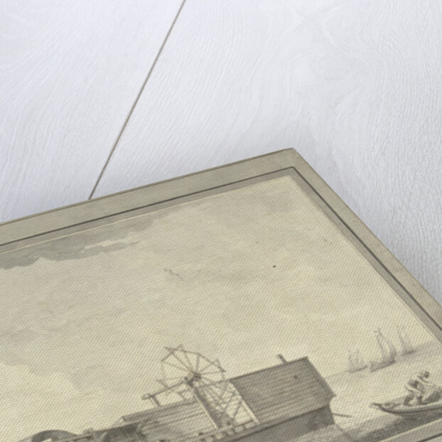 A dredger by Anonymous