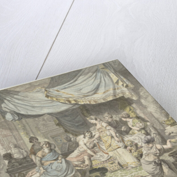 Antiochus tries to hide his love for his mother Stratonice by Jean Grandjean