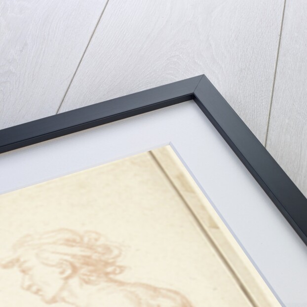 Study of seated male nude by Louis Fabritius Dubourg