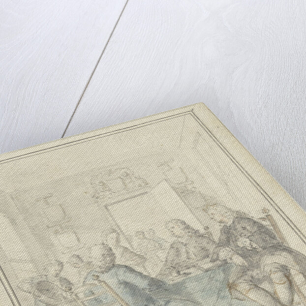 Interior of a mayors room by Dionys van Nijmegen