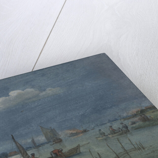 Fishermen by Moonlight by Hendrick Avercamp