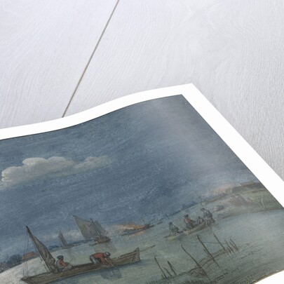 Fishermen by Moonlight by Hendrick Avercamp