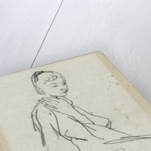 Sitting model Marie by George Hendrik Breitner