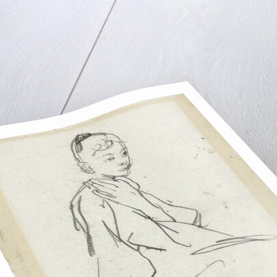 Sitting model Marie by George Hendrik Breitner