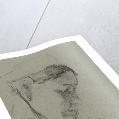 Head of a woman looking down by George Hendrik Breitner