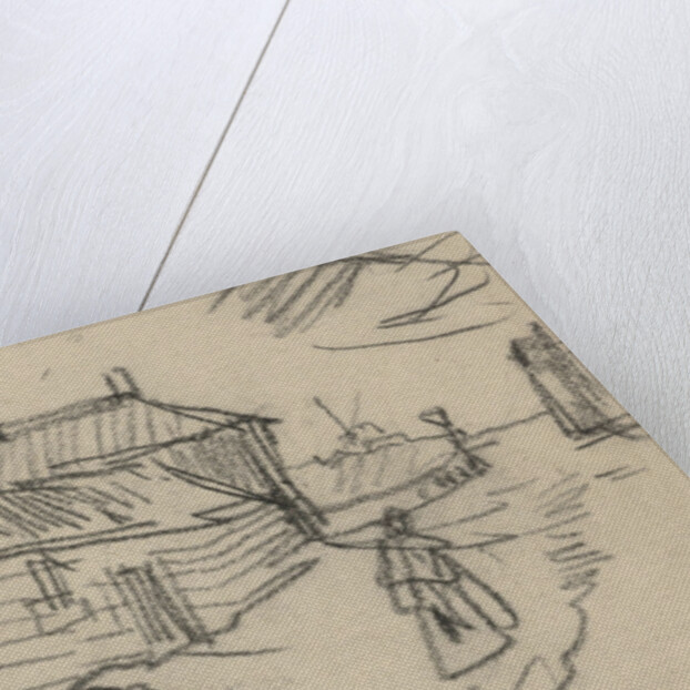 Shed under the dike by George Hendrik Breitner