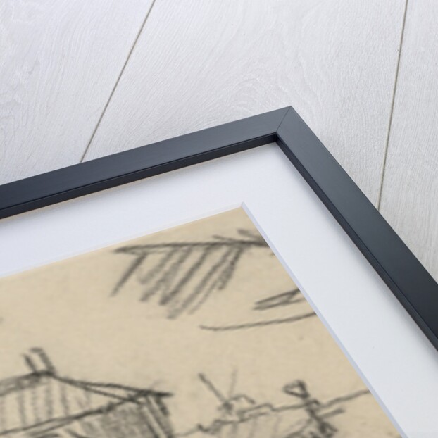 Shed under the dike by George Hendrik Breitner