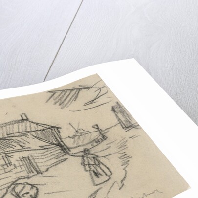 Shed under the dike by George Hendrik Breitner