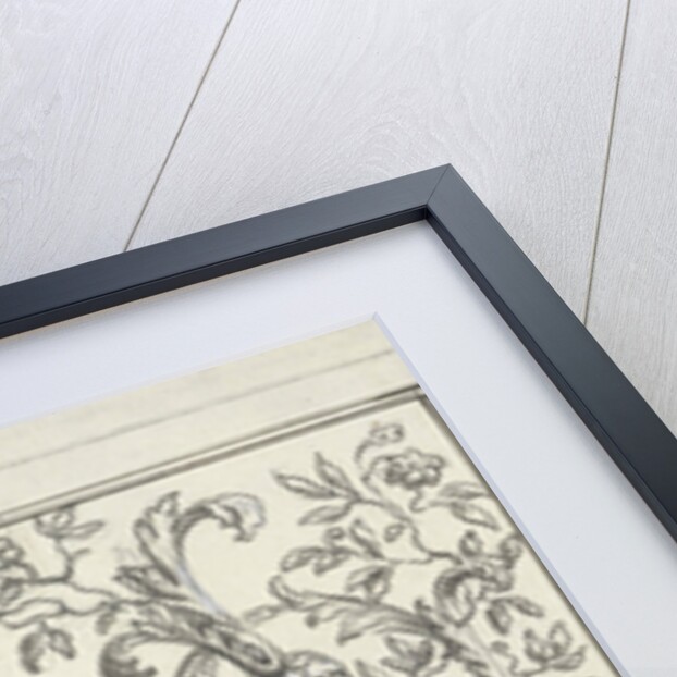 Panel filling with flute playing putto by Bernard Picart