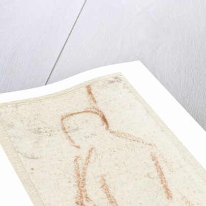 Sketch of a standing figure by Simon Andreas Krausz