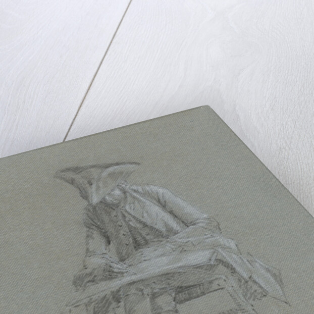 Study of draftsman by Anonymous