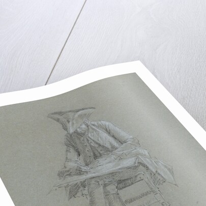 Study of draftsman by Anonymous